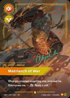 Matriarch Of War card