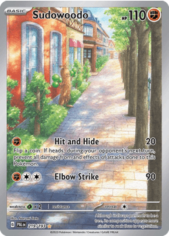 Sudowoodo card