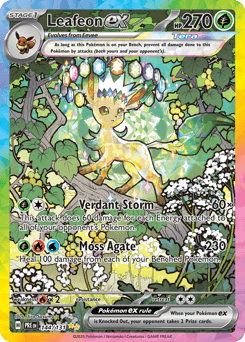 Leafeon ex card