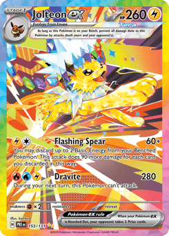 Jolteon ex card