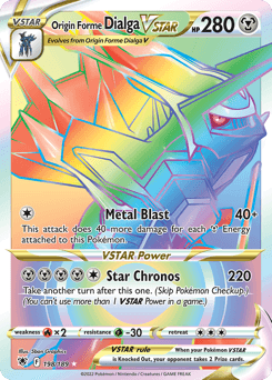 Origin Forme Dialga VSTAR card