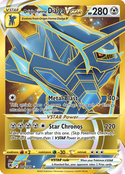 Origin Forme Dialga VSTAR card