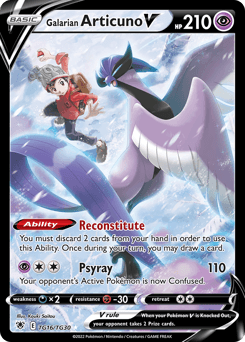 Galarian Articuno V card