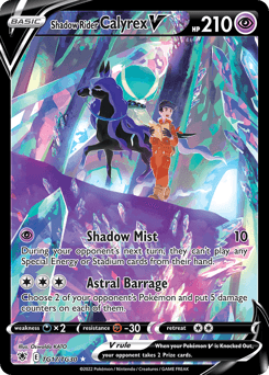 Shadow Rider Calyrex V card
