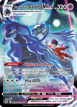 Shadow Rider Calyrex VMAX card