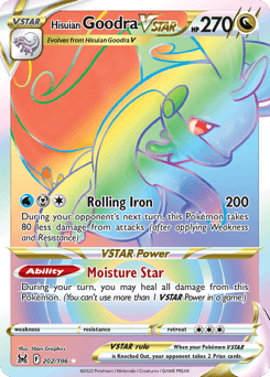 Hisuian Goodra VSTAR card