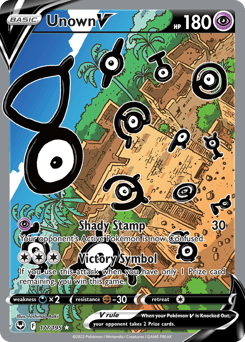 Unown V card