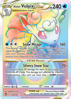 Alolan Vulpix VSTAR card
