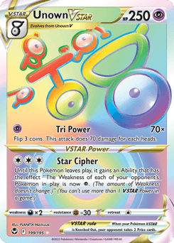 Unown VSTAR card