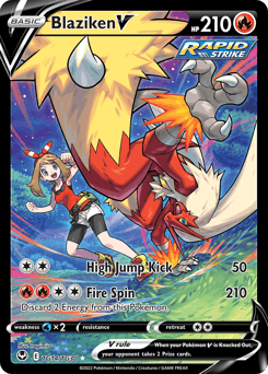 Blaziken V card