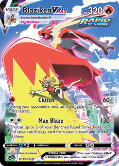 Blaziken VMAX card