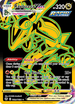Rayquaza VMAX card